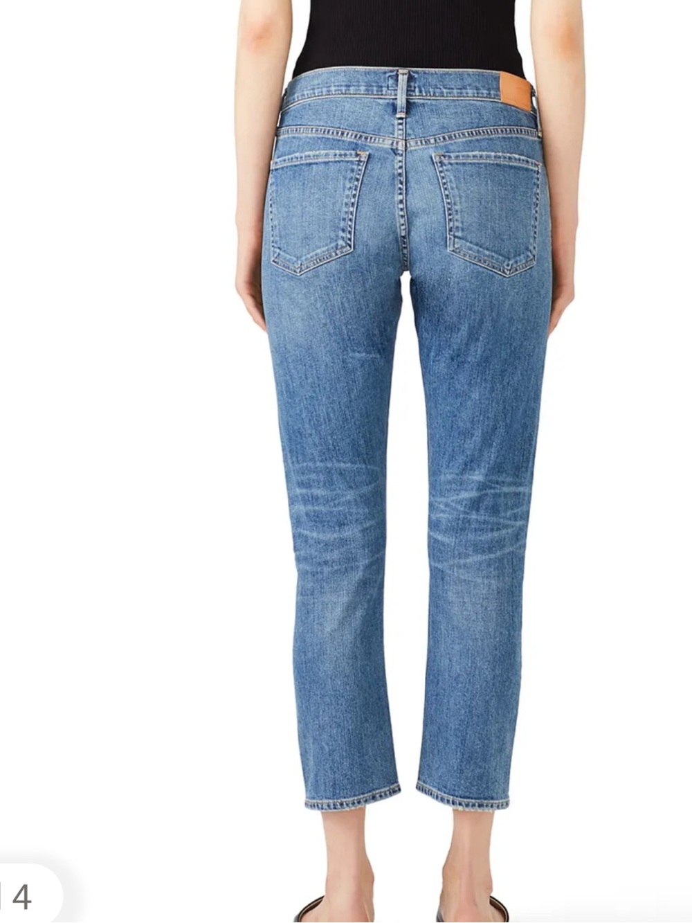 Citizens of Humanity Elsa Mid-Rise Slim Fit Crop- 30 - Picture 3 of 16